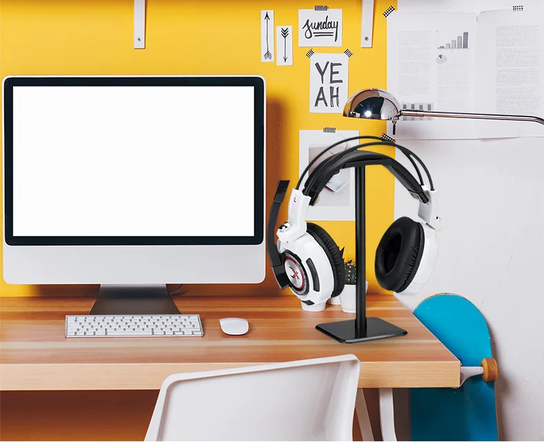 Earphone Stand Aluminum Headset Earphone Stand Wall Mount Desktop Display Earphone Headphone Bracket Accessories
Earphone Stand Aluminum Headset Earphone Stand Wall Mount Desktop Display Earphone Headphone Bracket Accessories