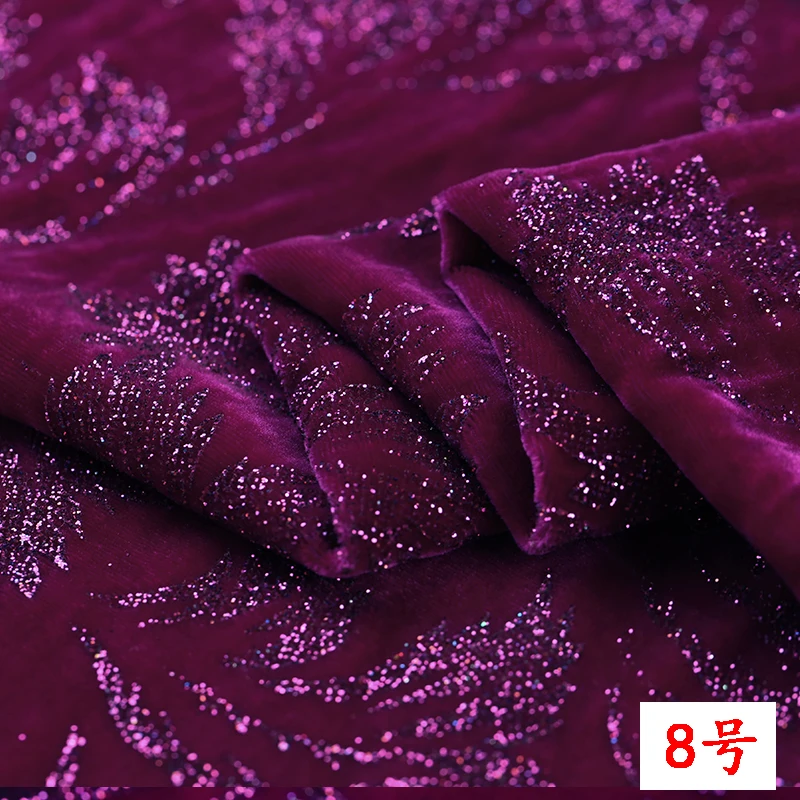 114cm width gold leaf bronzing silk fabric fabric fabric fabric mulberry silkworm silk thickened velvet velvet fabric
114cm width gold leaf bronzing silk fabric fabric fabric fabric mulberry silkworm silk thickened velvet velvet fabric