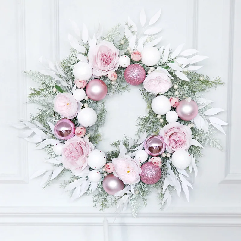 Christmas Wreath Pink Christmas Ball Theme Wedding Decoration Home Door Decoration Hotel Window Wall Decoration Garlands Wreaths
Christmas Wreath Pink Christmas Ball Theme Wedding Decoration Home Door Decoration Hotel Window Wall Decoration Garlands Wreaths