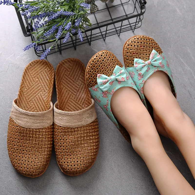 Summer suede slippers for indoor non-slip flooring linen slippers for women's home
Summer suede slippers for indoor non-slip flooring linen slippers for women's home