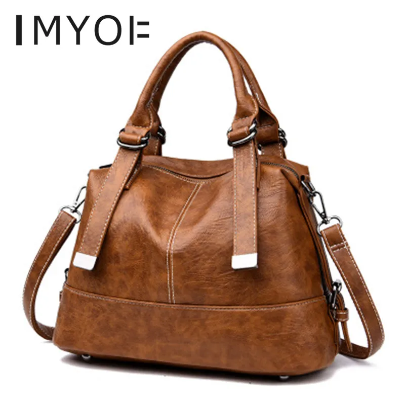 Hand Bags Ladies Retro Big Bag Women 2019 New Casual Portable Messenger Bags Casual Totes for Female Sac A Main Femme 
Hand Bags Ladies Retro Big Bag Women 2019 New Casual Portable Messenger Bags Casual Totes for Female Sac A Main Femme
