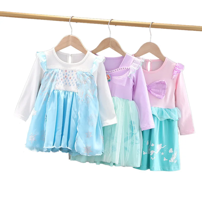 Halloween Children's Clothing Autumn New Pure Cotton Long-Sleeved Bow Elegant Princess Dress Children's Dress Girls Dress 
Halloween Children's Clothing Autumn New Pure Cotton Long-Sleeved Bow Elegant Princess Dress Children's Dress Girls Dress