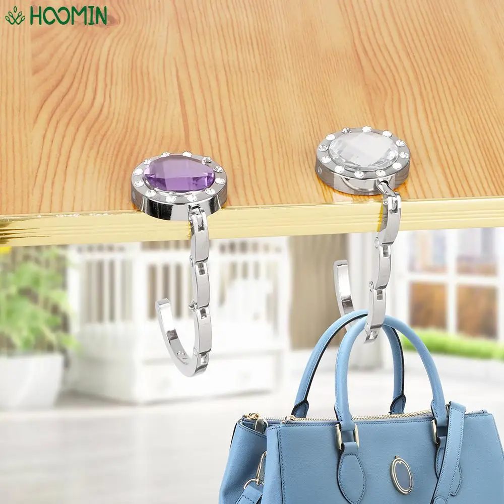 3 Color Table Hook Foldable Hangbag Hook for Hanging Crystal Alloy Desk Hanger Purse Bag Hook Holder Portable
3 Color Table Hook Foldable Hangbag Hook for Hanging Crystal Alloy Desk Hanger Purse Bag Hook Holder Portable