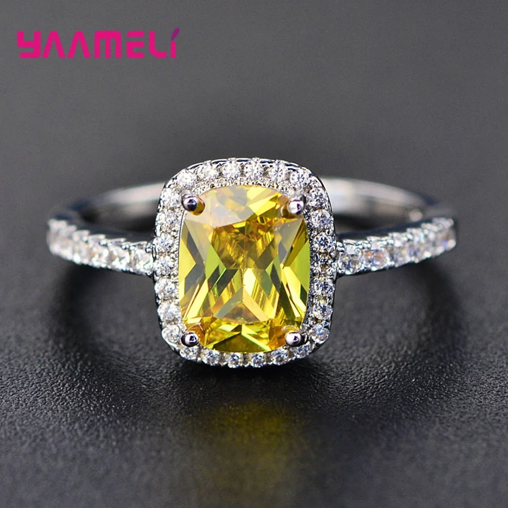 Sparkling CZ Rings for Women Ladies Genuine Sterling Silver S925 Jewelry Bague Bijoux Wholesale Wedding Party Gifts
Sparkling CZ Rings for Women Ladies Genuine Sterling Silver S925 Jewelry Bague Bijoux Wholesale Wedding Party Gifts