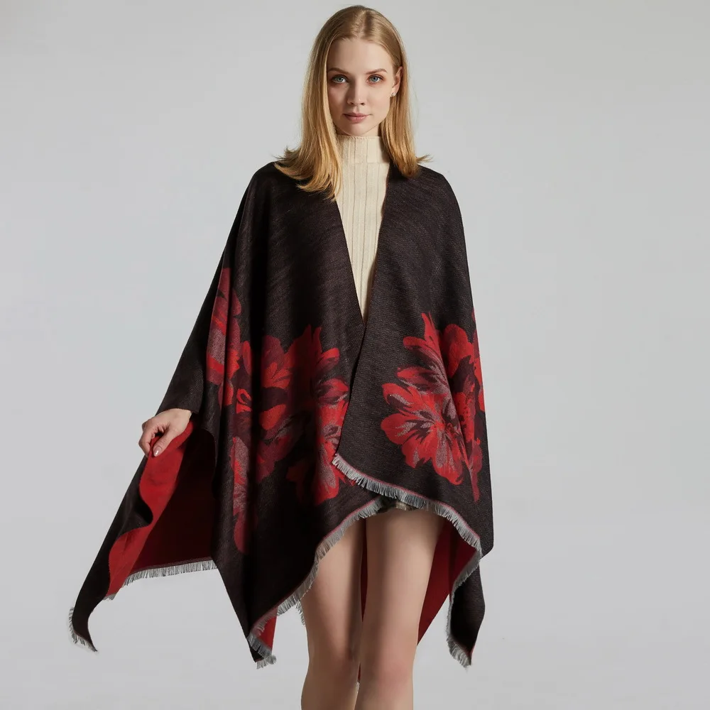 Hodisytian 2020 New Fashion Spring Autumn Women Cloak Thick Poncho Wool Cashmere Capes Shawl Cloak Clasp Vintage Jacquard Scarf
Hodisytian 2020 New Fashion Spring Autumn Women Cloak Thick Poncho Wool Cashmere Capes Shawl Cloak Clasp Vintage Jacquard Scarf