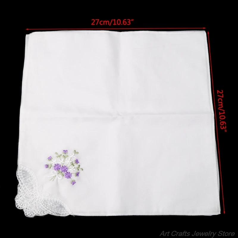 6 Pcs Vintage Cotton Ladies Embroidered Lace Handkerchief Women Floral Hanky F25 21 Dropshipping
6 Pcs Vintage Cotton Ladies Embroidered Lace Handkerchief Women Floral Hanky F25 21 Dropshipping