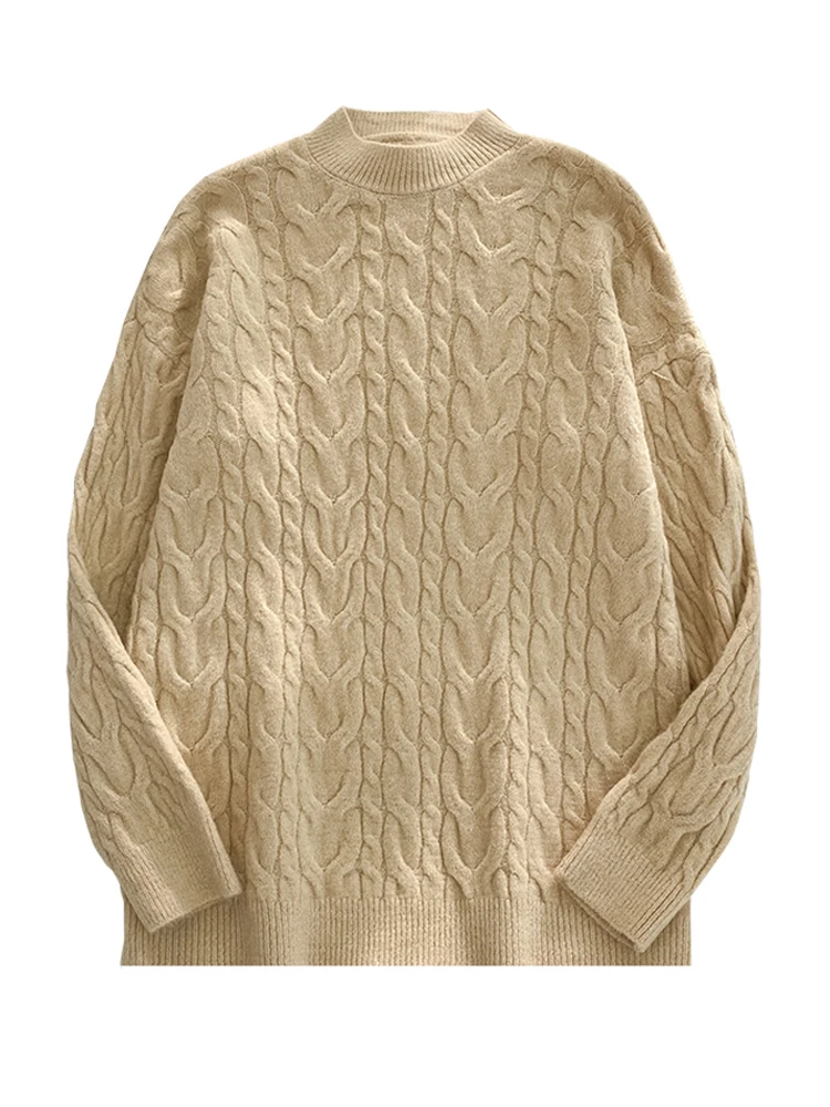 Autumn Winter Knitted Jumper Harajuku Style Round Neck Knitted Sweater Casual Loose Long Sleeve Jacket Pullovers Striped Shirt
Autumn Winter Knitted Jumper Harajuku Style Round Neck Knitted Sweater Casual Loose Long Sleeve Jacket Pullovers Striped Shirt