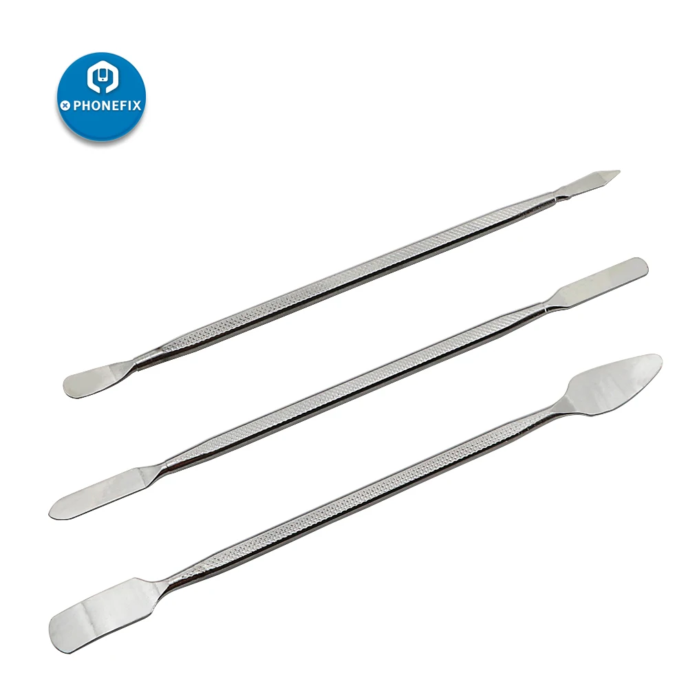 3pcs/lot Metal Spudger Stainless Steel Scraper Crowbar LCD Screen Opening Tool Mobile Phone Tablet Metal Disassembly Spudger
3pcs/lot Metal Spudger Stainless Steel Scraper Crowbar LCD Screen Opening Tool Mobile Phone Tablet Metal Disassembly Spudger
