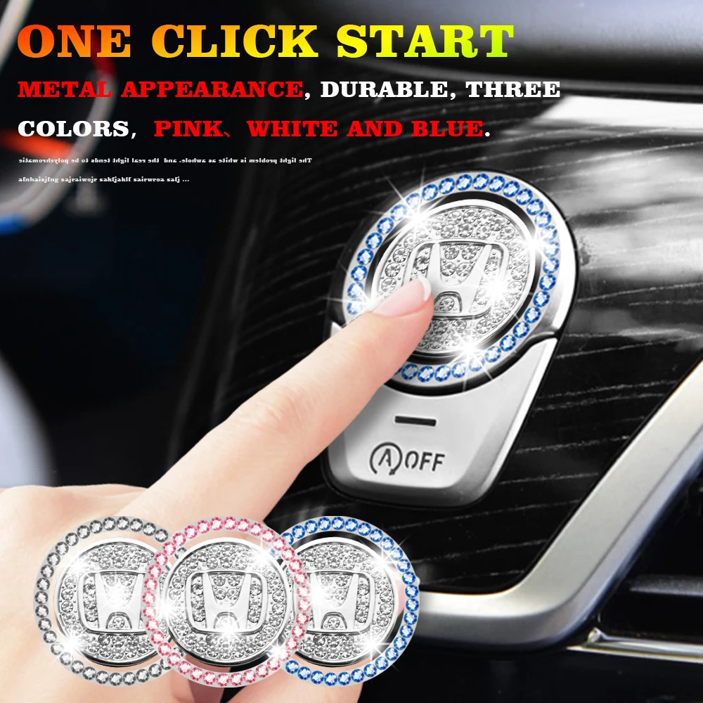 Car Engine One-button Start Cover Ignition Switch Crystal Ring Decorative Sticker For Honda Mugen Power Civic Accord CRV Hrv Fit
Car Engine One-button Start Cover Ignition Switch Crystal Ring Decorative Sticker For Honda Mugen Power Civic Accord CRV Hrv Fit