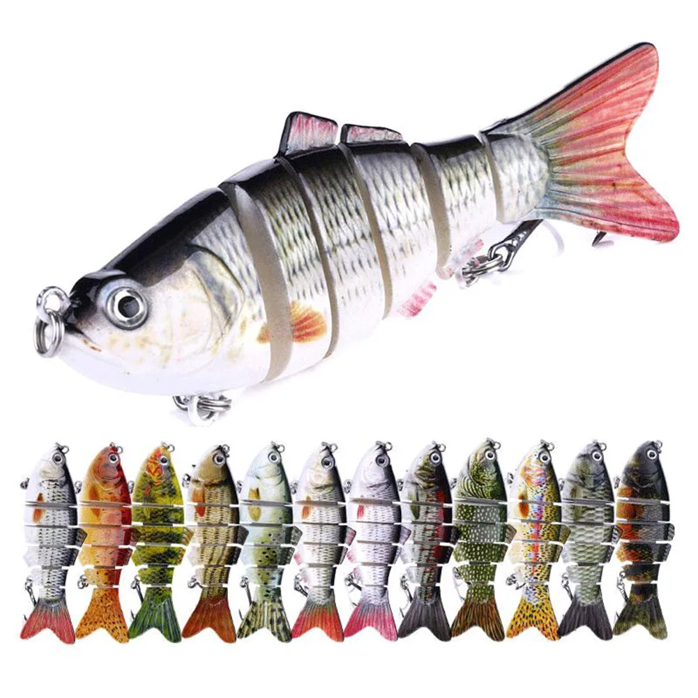 10cm/18g Multi Jointed Fishing Lures Sinking Wobblers Swimbait Crankbait Hard Bait Seep Sea Fish Lure Hooks
10cm/18g Multi Jointed Fishing Lures Sinking Wobblers Swimbait Crankbait Hard Bait Seep Sea Fish Lure Hooks