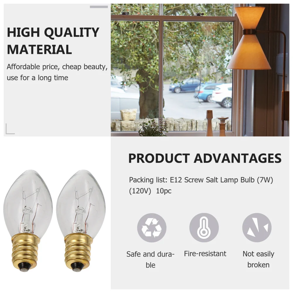 10Pcs 120V 7W Bulb Practical Large Screw LED Light Bulb Compatible with E12
10Pcs 120V 7W Bulb Practical Large Screw LED Light Bulb Compatible with E12