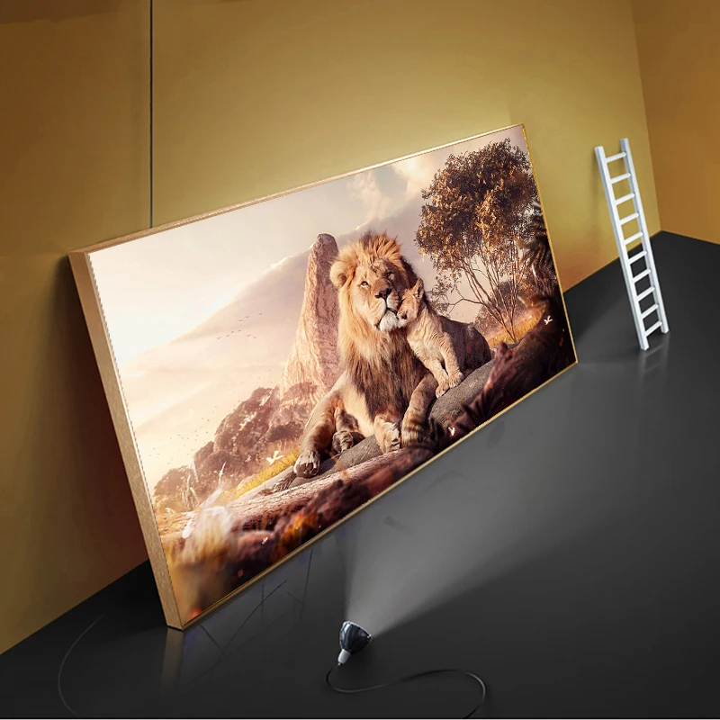 Animal Wall Art Canvas Painting African Lions Mother and Child Posters and Prints Wall Pictures for Living Room Home Decoration
Animal Wall Art Canvas Painting African Lions Mother and Child Posters and Prints Wall Pictures for Living Room Home Decoration
