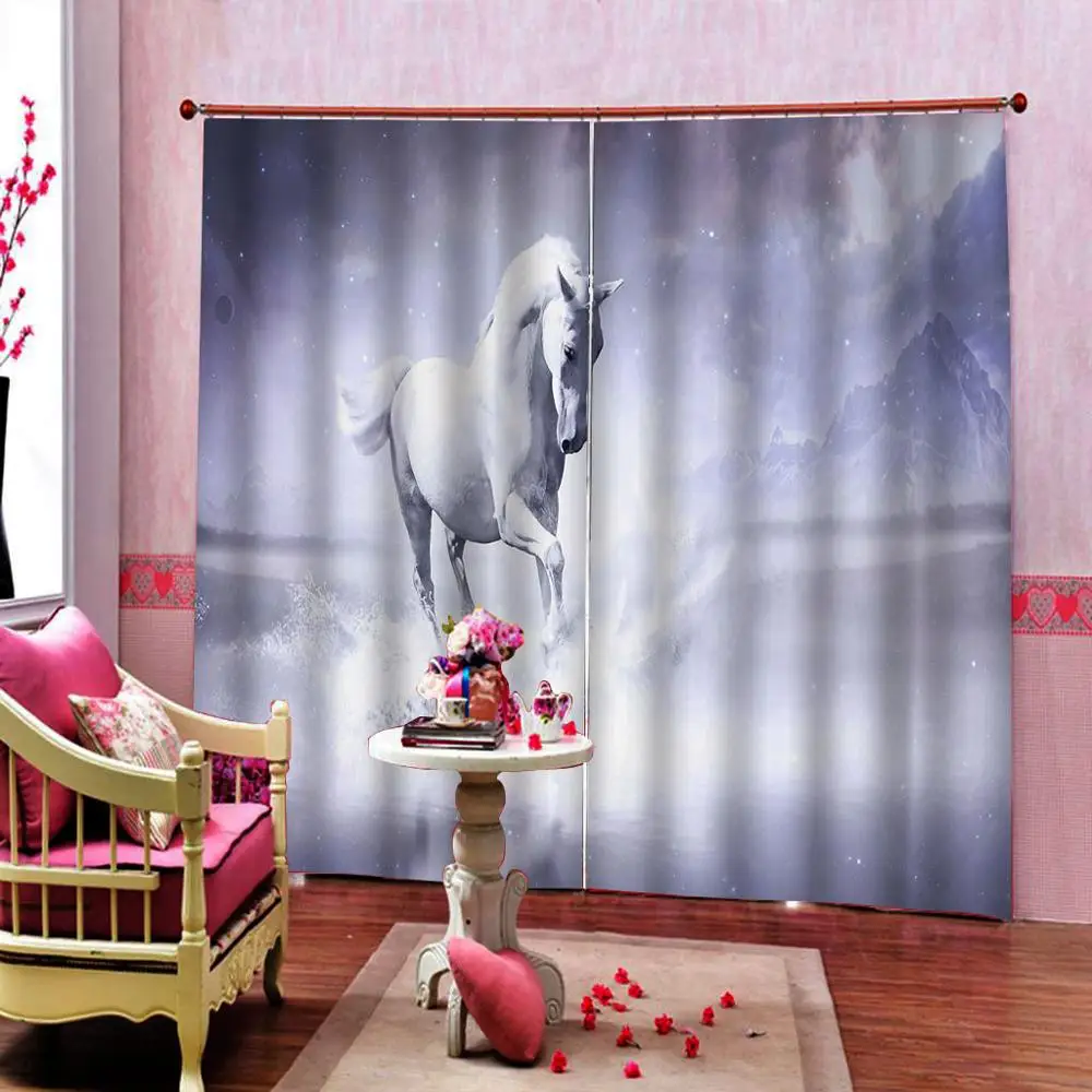 Oil painting landscape Animal Curtains 3D Digital print Horse Curtain Window For Living Room Bedroom Blackout Drapes
Oil painting landscape Animal Curtains 3D Digital print Horse Curtain Window For Living Room Bedroom Blackout Drapes