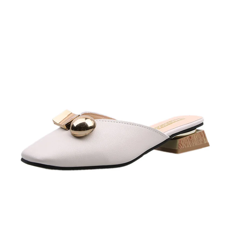 Shoes For Girls Woman's Slippers Slides Rivet Square Toe Fashion Heeled Mules Med Low Lady 2021 Luxury Soft High Pumps PU Metal
Shoes For Girls Woman's Slippers Slides Rivet Square Toe Fashion Heeled Mules Med Low Lady 2021 Luxury Soft High Pumps PU Metal