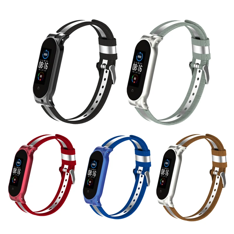 Strap For Xiaomi MI Band 6 5 4 3 Women Men Smart Watch Band Nylon Stainless Steel Watches Bracelet Sport Wristband Correa Reloj
Strap For Xiaomi MI Band 6 5 4 3 Women Men Smart Watch Band Nylon Stainless Steel Watches Bracelet Sport Wristband Correa Reloj
