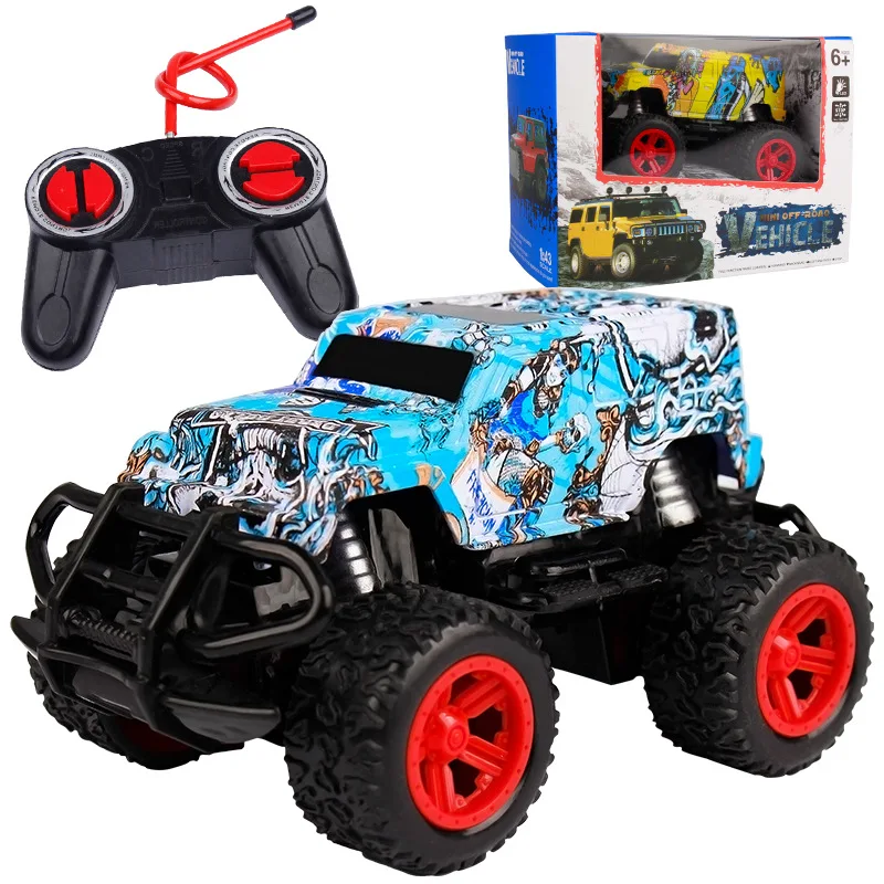 Wireless Remote Control Cars Children's Toy 4-channel Off-road Remote Control Car Electric Wireless Graffiti Car Model Toy Car
Wireless Remote Control Cars Children's Toy 4-channel Off-road Remote Control Car Electric Wireless Graffiti Car Model Toy Car