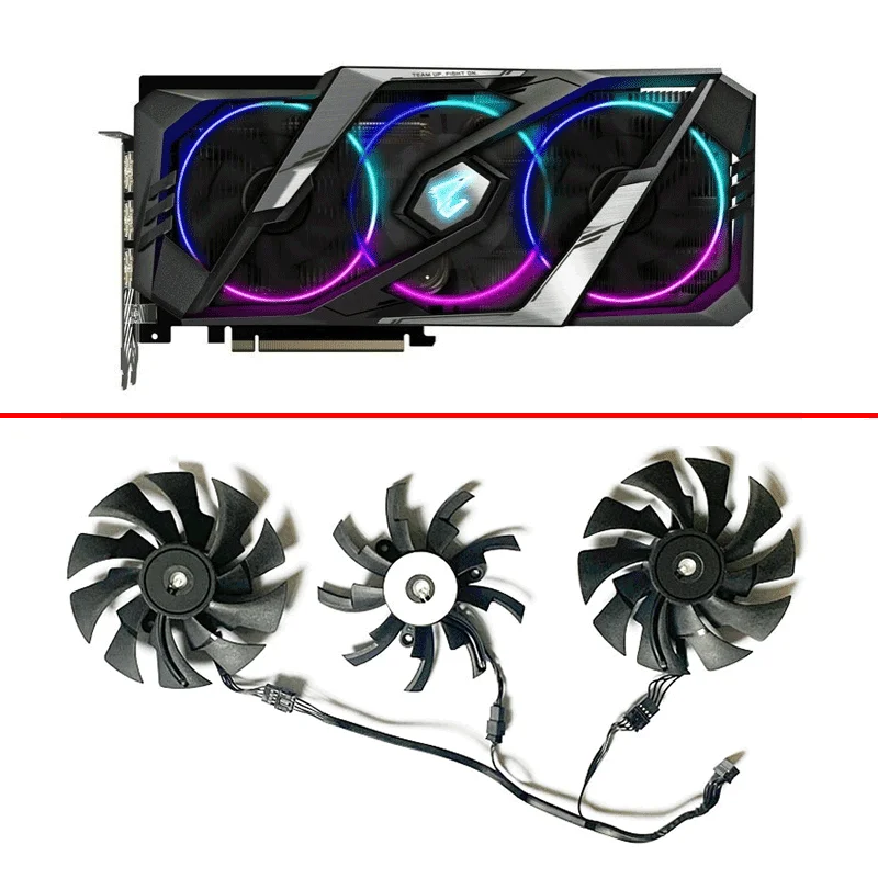 New 3 Pcs PLD10015B12H RTX 2060 GPU Cooling Fan For Gigabyte Aorus Geforce RTX 2060 /Super RTX 2070 Super/ 2080Super/ 2080TiXtr
New 3 Pcs PLD10015B12H RTX 2060 GPU Cooling Fan For Gigabyte Aorus Geforce RTX 2060 /Super RTX 2070 Super/ 2080Super/ 2080TiXtr