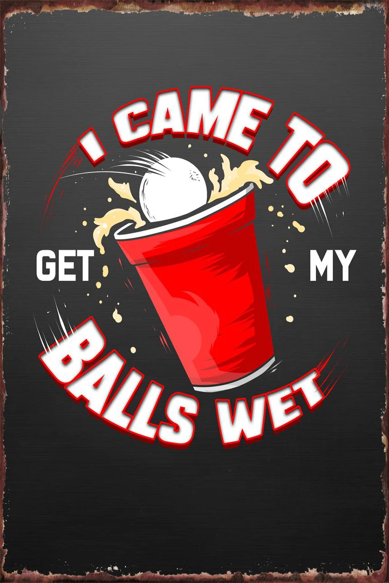 Beer Pong Drinking Game Room Decoration Retro Vintage Metal Sign Tin Sign Tin Plates Wall Decor For Cafe Pub Home Club Man Cave
Beer Pong Drinking Game Room Decoration Retro Vintage Metal Sign Tin Sign Tin Plates Wall Decor For Cafe Pub Home Club Man Cave