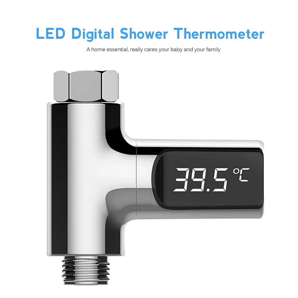 LED Display Shower Faucets Water Thermometer Electricity Water Temperture Monitor Home Hot Tub Bathing Temperature Meter
LED Display Shower Faucets Water Thermometer Electricity Water Temperture Monitor Home Hot Tub Bathing Temperature Meter