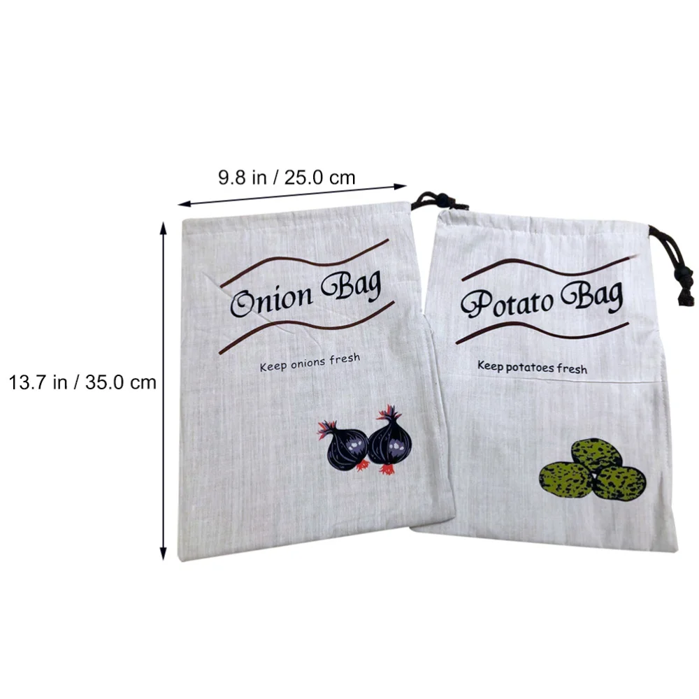 2Pcs Kitchen Storage Bag Fruit Vegetable Drawstring Bags Food Organizer Bag
2Pcs Kitchen Storage Bag Fruit Vegetable Drawstring Bags Food Organizer Bag