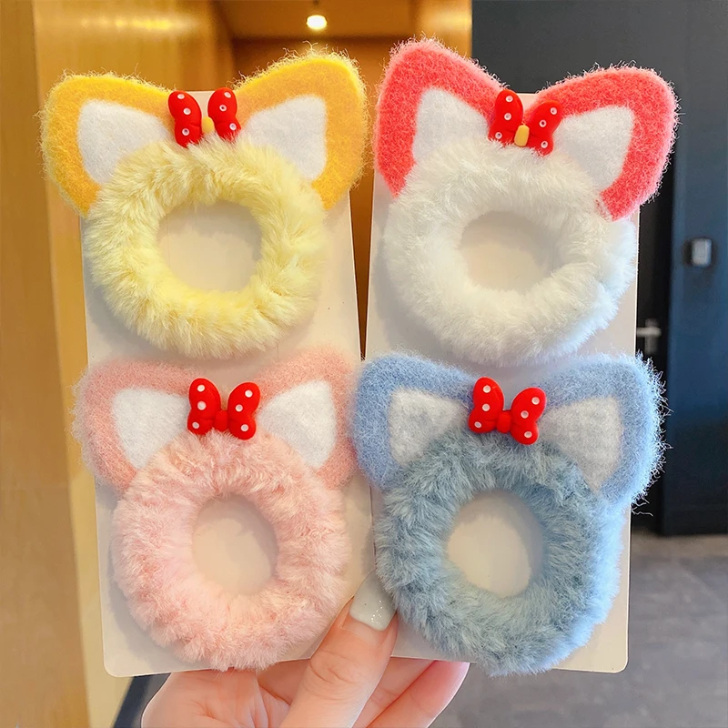 Girls New Cute Cartoon Cat Ears Bow Plush Elastic Hair Bands Sweet Hair Decorate Headband Hair Tie Rubber Band Hair Accessories
Girls New Cute Cartoon Cat Ears Bow Plush Elastic Hair Bands Sweet Hair Decorate Headband Hair Tie Rubber Band Hair Accessories