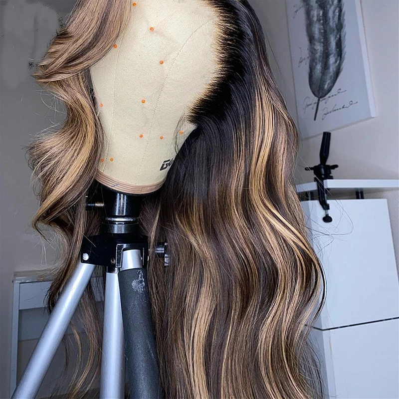 Brazilian Long Highlight Body Wavy Wig T Part Lace Front Wig Human Wig For Black Women With Baby Hair Wigs Adjustable Strap
Brazilian Long Highlight Body Wavy Wig T Part Lace Front Wig Human Wig For Black Women With Baby Hair Wigs Adjustable Strap
