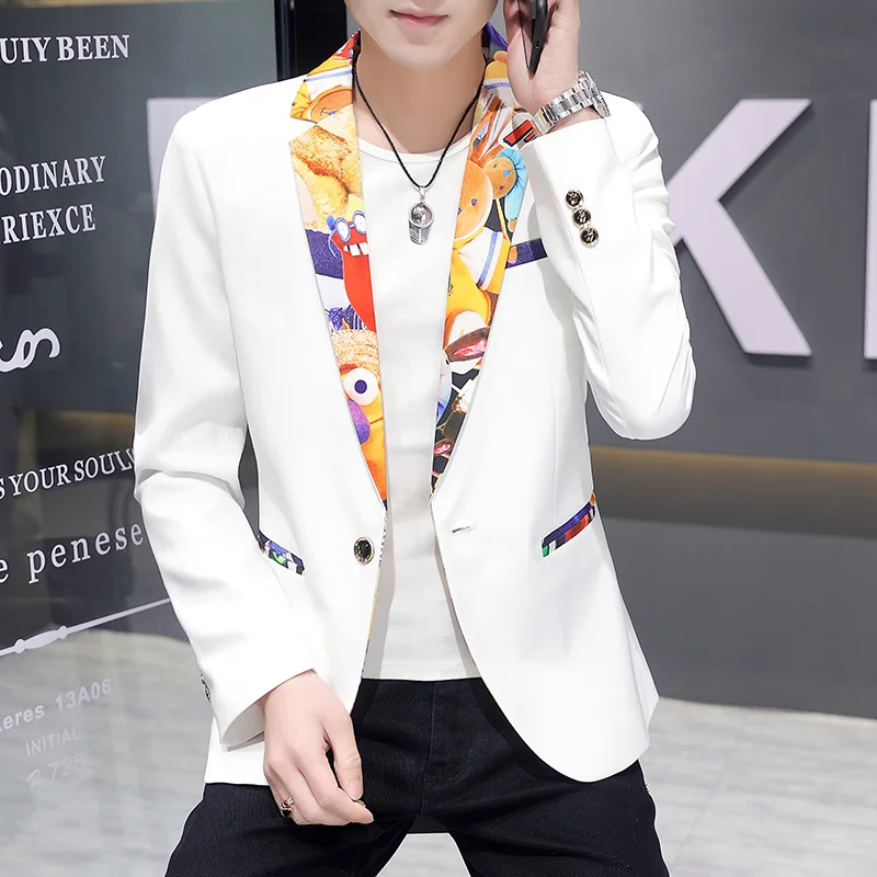 DYB&ZACQ Men's suit 21 spring and autumn new Korean version slim leisure suit fashion casual youth handsome single western coat
DYB&ZACQ Men's suit 21 spring and autumn new Korean version slim leisure suit fashion casual youth handsome single western coat