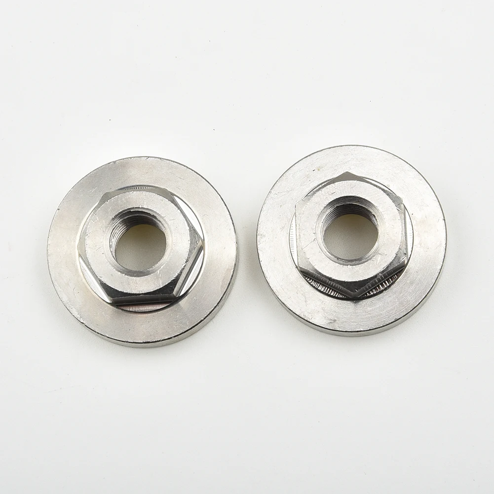 2 Pcs Flange Nuts Hex Locking Nuts Kit Set Steel Replacement Parts For Modification Power Tools Angle Grinder Accessories
2 Pcs Flange Nuts Hex Locking Nuts Kit Set Steel Replacement Parts For Modification Power Tools Angle Grinder Accessories
