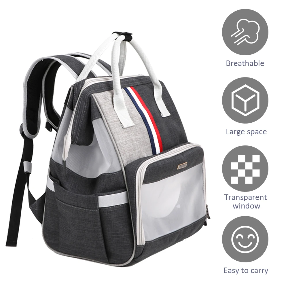 Pet Dog Cat Backpack Carrier Travel Bag Designed for Travel Hiking Walking Outdoor Use for Weight 6kg
Pet Dog Cat Backpack Carrier Travel Bag Designed for Travel Hiking Walking Outdoor Use for Weight 6kg