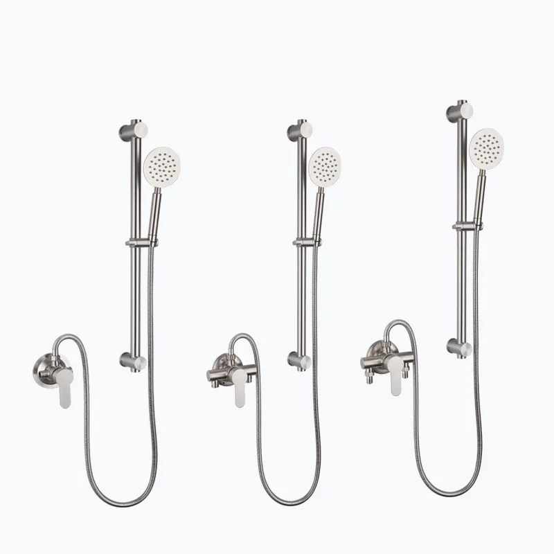 Kaiping manufacturer 304 stainless steel open bathroom mixing valve, hand-held bathtub ball valve, faucet, bathing suit
Kaiping manufacturer 304 stainless steel open bathroom mixing valve, hand-held bathtub ball valve, faucet, bathing suit