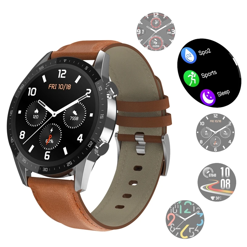 Men's sports smart watch, full touch screen device, waterproof IP67, Bluetooth connection, suitable for Android and IOS
Men's sports smart watch, full touch screen device, waterproof IP67, Bluetooth connection, suitable for Android and IOS