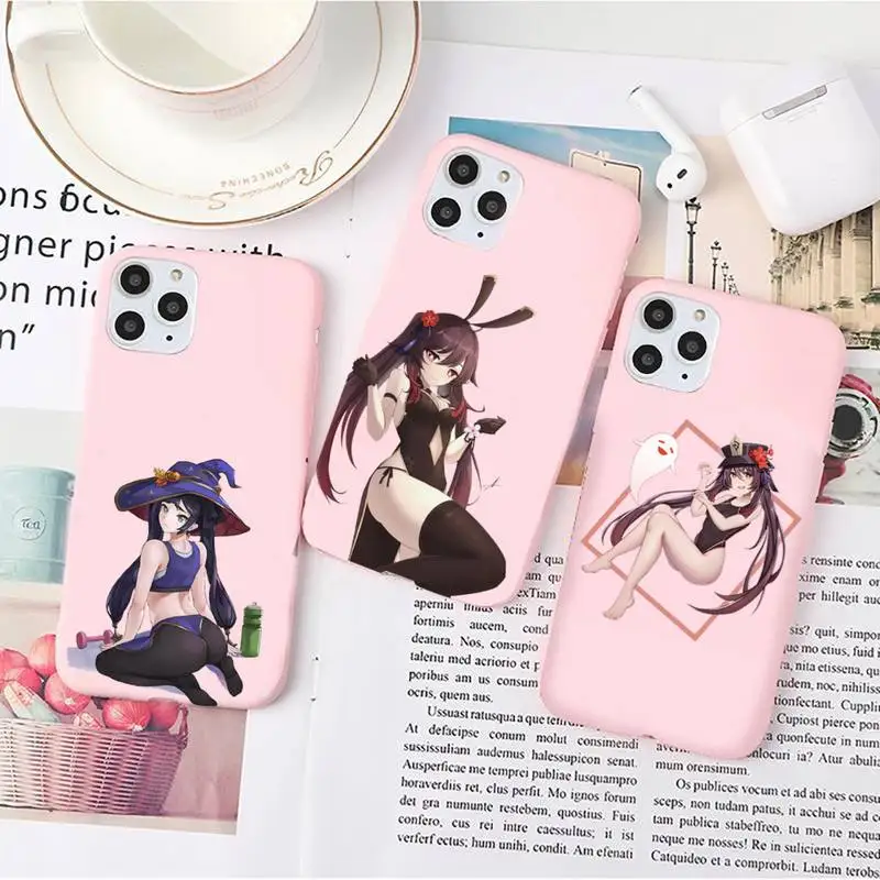 Hu Tao Genshin Impact Phone Case Pink Candy Color for iPhone 6 7 8 11 12 s mini pro X XS XR MAX Plus
Hu Tao Genshin Impact Phone Case Pink Candy Color for iPhone 6 7 8 11 12 s mini pro X XS XR MAX Plus