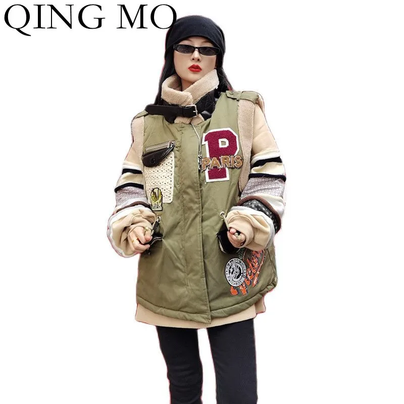 QINGMO 2021 Winter New Cashmere Stand-up Collar Vest Jacket Women Fashion Stitching Printing Loose Large Size Women Vest ZWL1850
QINGMO 2021 Winter New Cashmere Stand-up Collar Vest Jacket Women Fashion Stitching Printing Loose Large Size Women Vest ZWL1850