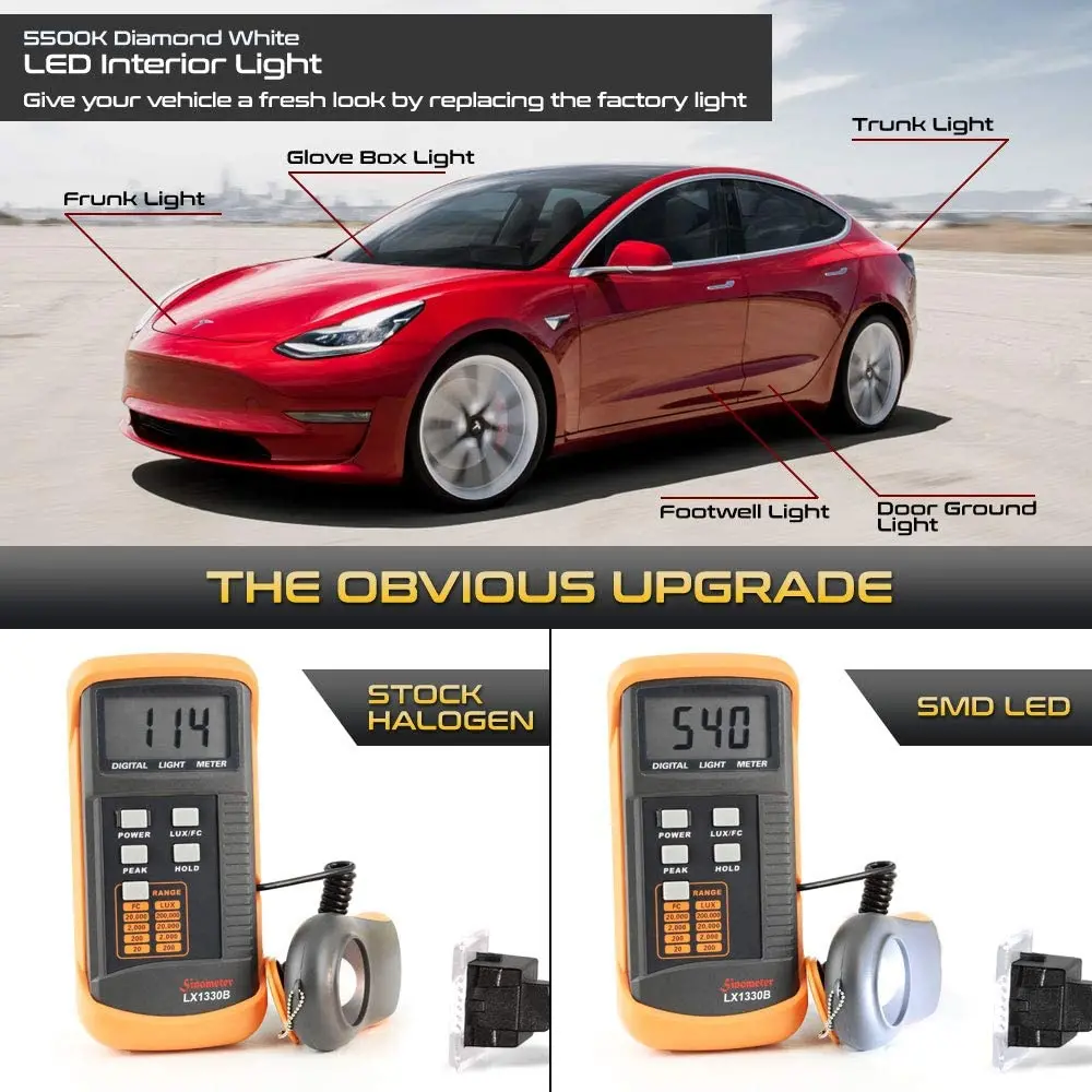 For Tesla Model 3 S X LED Door Light Trunk Footwell Interior Ultra Bright Car Indoor Illumination Atmosphere Lamp Puddle Luces
For Tesla Model 3 S X LED Door Light Trunk Footwell Interior Ultra Bright Car Indoor Illumination Atmosphere Lamp Puddle Luces