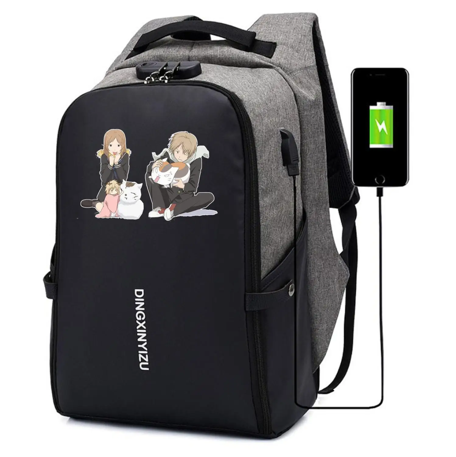 anime Natsume Yuujinchou backpack Men Women Travel Laptop Shoulder Bag teenagers School bookbag with Anti-theft USB Charging
anime Natsume Yuujinchou backpack Men Women Travel Laptop Shoulder Bag teenagers School bookbag with Anti-theft USB Charging