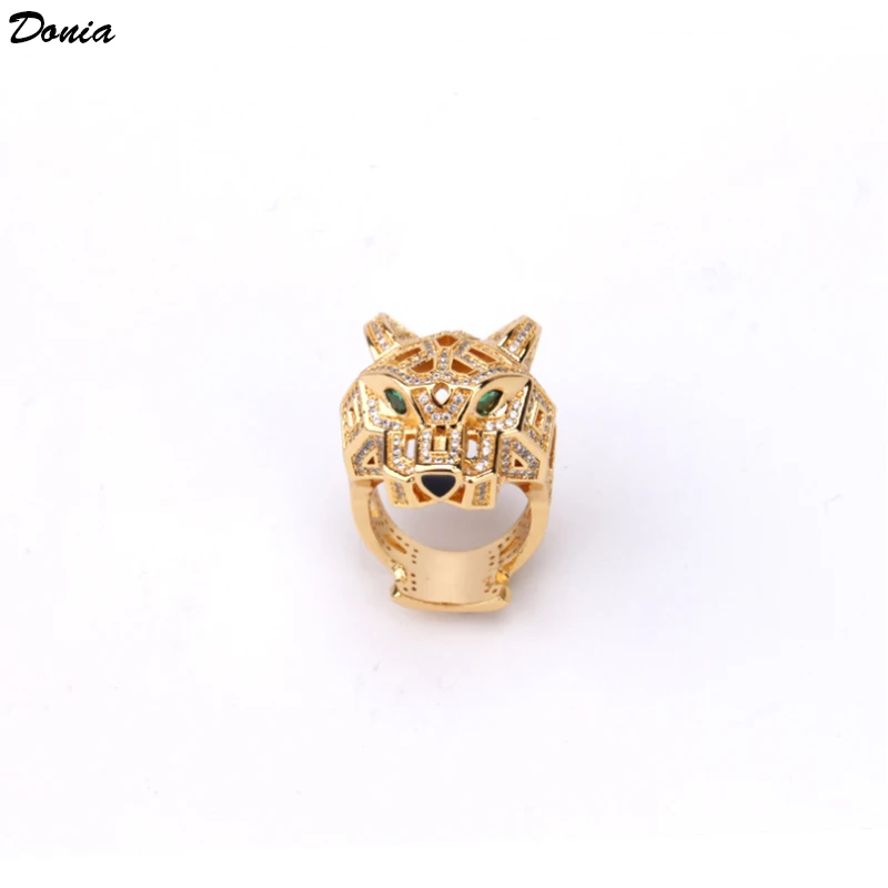 Donia jewelry European and American fashion leopard head ring inlaid with AAA zircon luxury leopard head jewelry gift
Donia jewelry European and American fashion leopard head ring inlaid with AAA zircon luxury leopard head jewelry gift