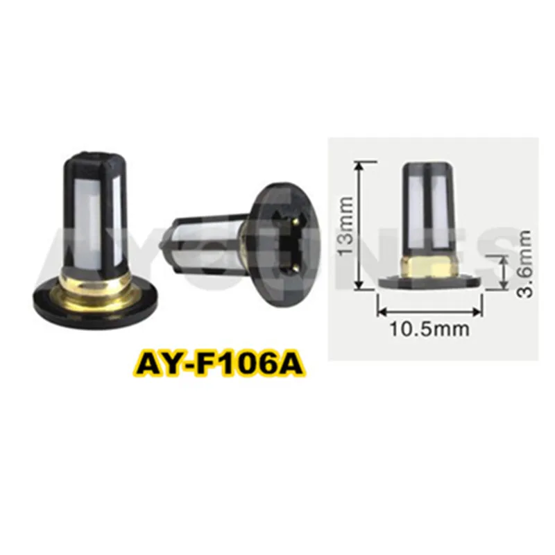 wholesale 20pcs hot sale in aftermarket fuel injector micro filter 13*10.5*3.6mm used for honda cars (AY-F106A)
wholesale 20pcs hot sale in aftermarket fuel injector micro filter 13*10.5*3.6mm used for honda cars (AY-F106A)