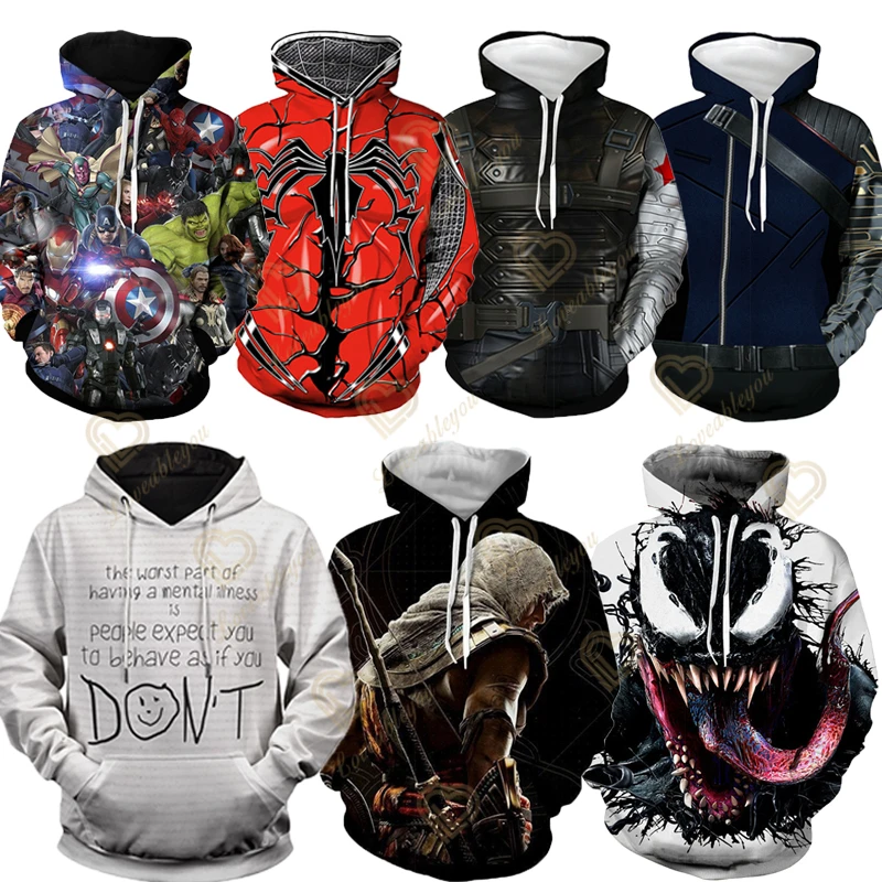 2021 Spring Autumn Black Venom Mens Sweatshirt Long Sleeve Hoodies Casual Top Male Pullover Hip Hop Sweatshirts Hoodies Men
2021 Spring Autumn Black Venom Mens Sweatshirt Long Sleeve Hoodies Casual Top Male Pullover Hip Hop Sweatshirts Hoodies Men