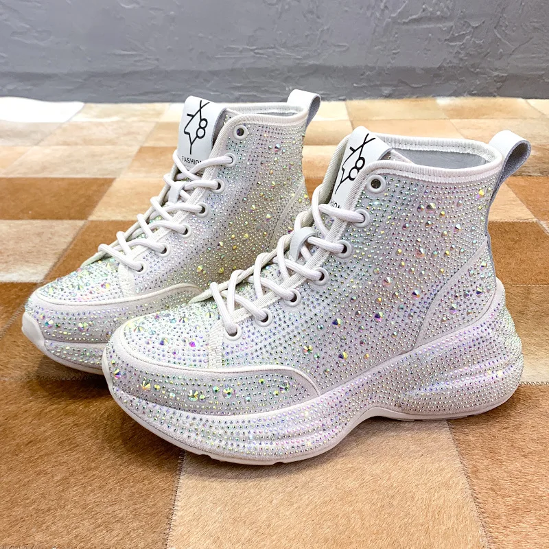 Crystal Microfiber Platform Sneakers 2020 Autumn Fashion Full Diamond Comfortable Breathable Shoes Ladies Footwear Woman Shoes
Crystal Microfiber Platform Sneakers 2020 Autumn Fashion Full Diamond Comfortable Breathable Shoes Ladies Footwear Woman Shoes