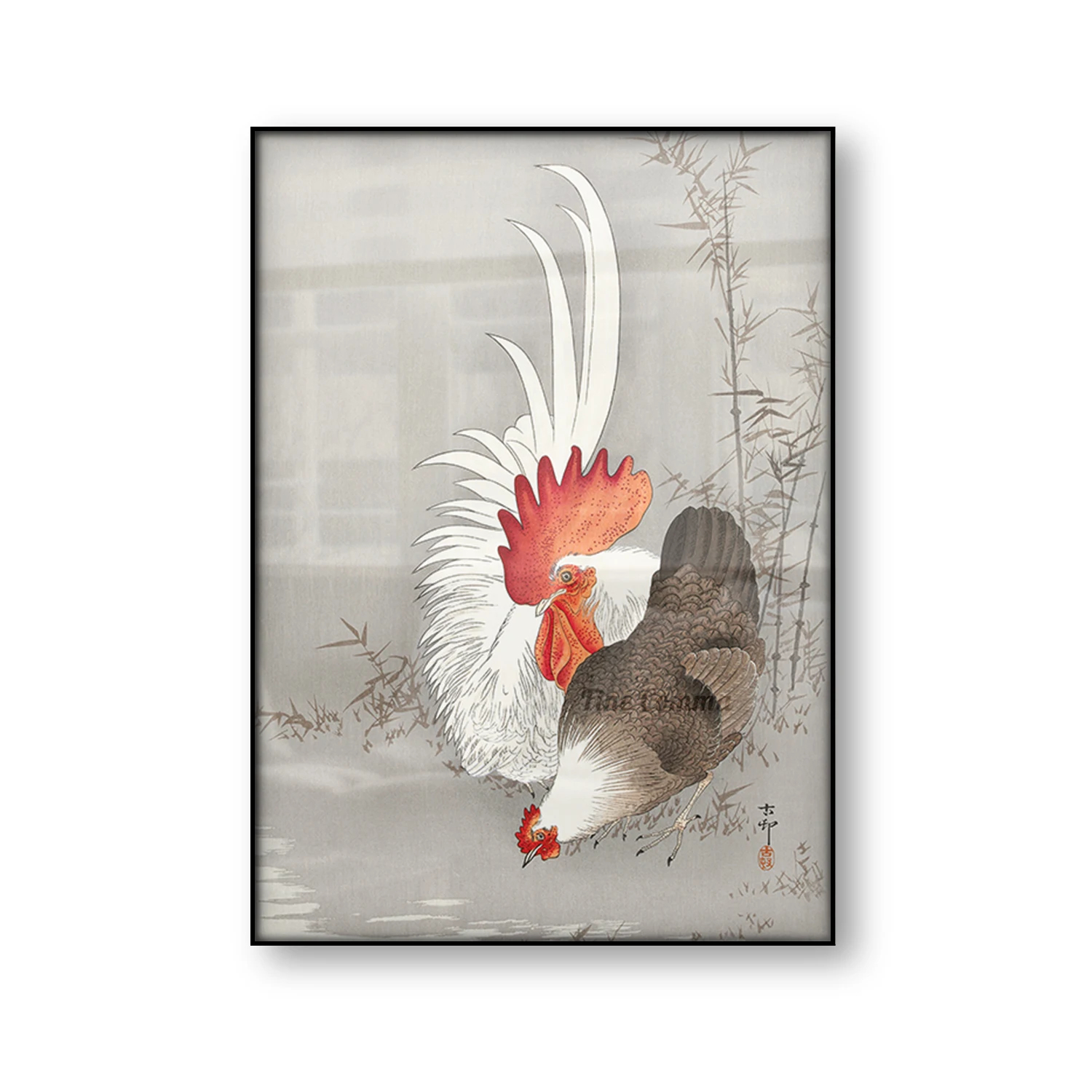 Rooster and Chicken Ohara Koson Japanese Bird Canvas Print Asian Animal Wall Art Home Decoration Canvas Painting Wall Decor Gift
Rooster and Chicken Ohara Koson Japanese Bird Canvas Print Asian Animal Wall Art Home Decoration Canvas Painting Wall Decor Gift