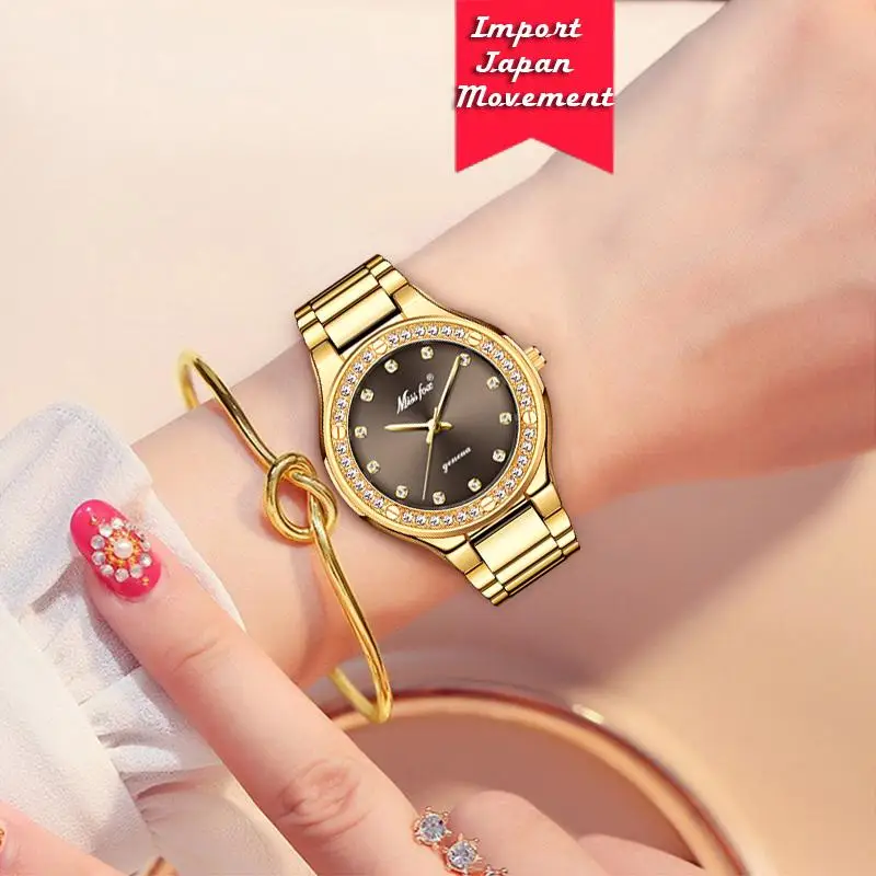 MISSFOX Elegant Woman Watch Luxury Brand Female Wristwatch Japan Movt 30M Waterproof Gold Expensive Analog Geneva Quartz Watch
MISSFOX Elegant Woman Watch Luxury Brand Female Wristwatch Japan Movt 30M Waterproof Gold Expensive Analog Geneva Quartz Watch