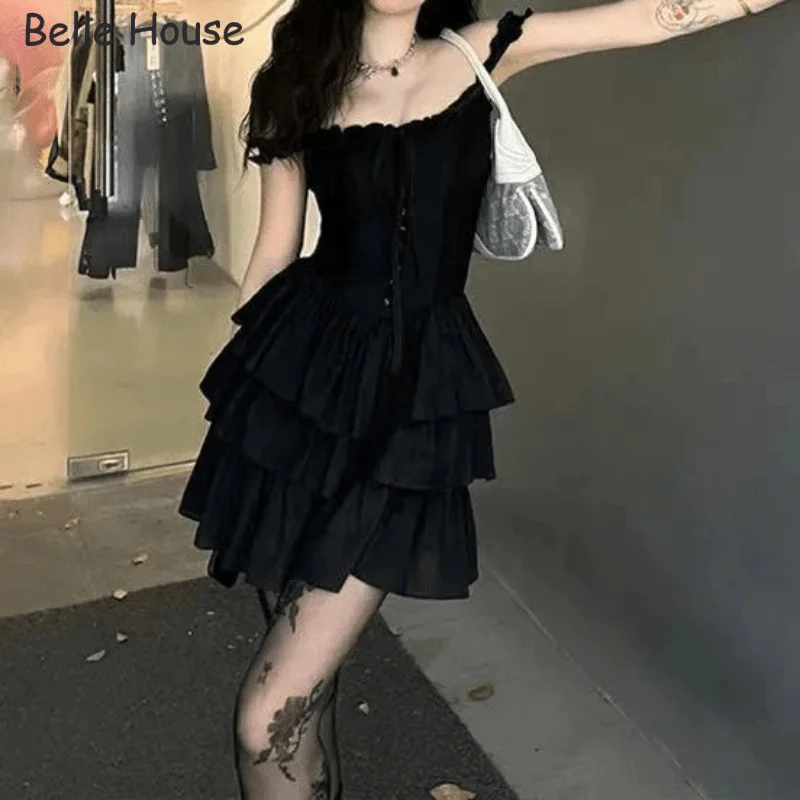 Sexy Summer Ruffle Off Shoulder 2021 Clothing Bodycon Mini Halter Pleated Vintage Fairy High Quality Dresses Vestidos BHN2037
Sexy Summer Ruffle Off Shoulder 2021 Clothing Bodycon Mini Halter Pleated Vintage Fairy High Quality Dresses Vestidos BHN2037