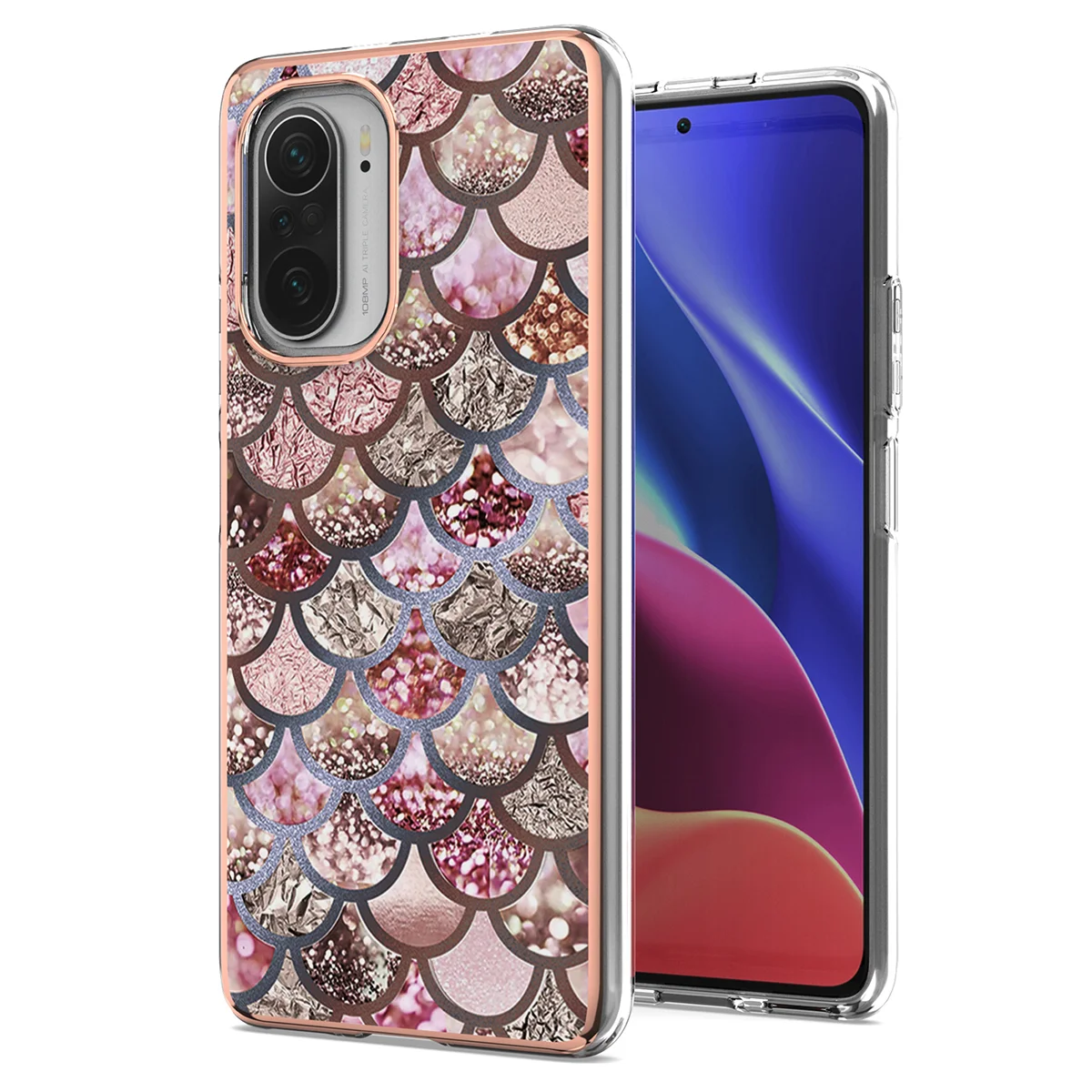 Smartphone Cover Back Luxurious Phone TPU Shell Compatible with Mi 11i/Poco F3
Smartphone Cover Back Luxurious Phone TPU Shell Compatible with Mi 11i/Poco F3