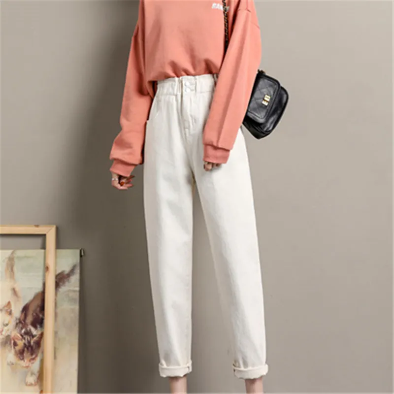 Women's Jeans 2021 Spring And Autumn New Slim High Waist Large Size Fashionable Commuter Pocket Comfortable Straight Harem Pants
Women's Jeans 2021 Spring And Autumn New Slim High Waist Large Size Fashionable Commuter Pocket Comfortable Straight Harem Pants