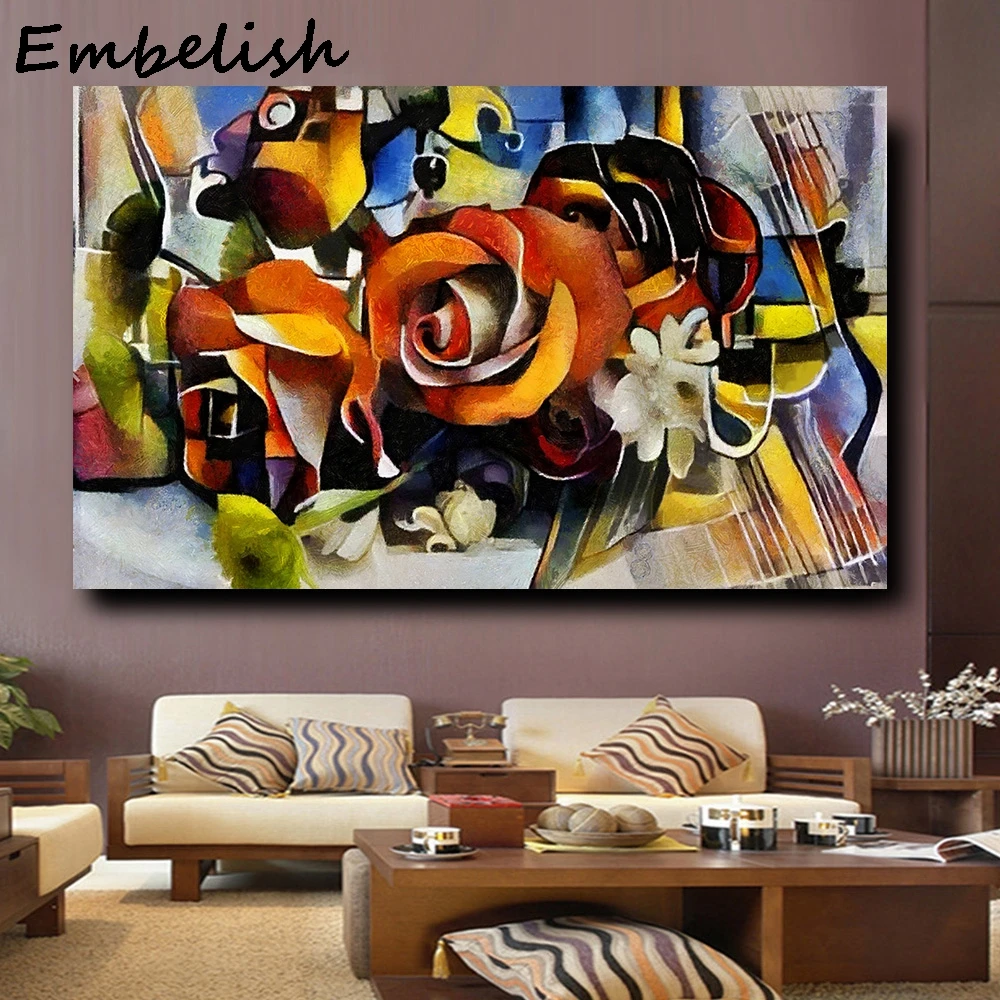 1 Pieces Abstracr Rose Flowers Wall Art Pictures For Living Room Famous Artworks By Kindsky Posters Home Decor Canvas Paintings
1 Pieces Abstracr Rose Flowers Wall Art Pictures For Living Room Famous Artworks By Kindsky Posters Home Decor Canvas Paintings
