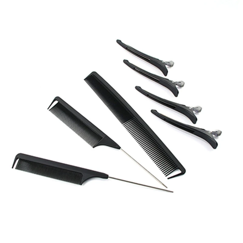 3pcs Teasing Comb Steel Pin Rat Tail 4pcs Metal Alligator Hair Clips Styling Combs Pintail Hairdressing Tools for Salon Home New
3pcs Teasing Comb Steel Pin Rat Tail 4pcs Metal Alligator Hair Clips Styling Combs Pintail Hairdressing Tools for Salon Home New