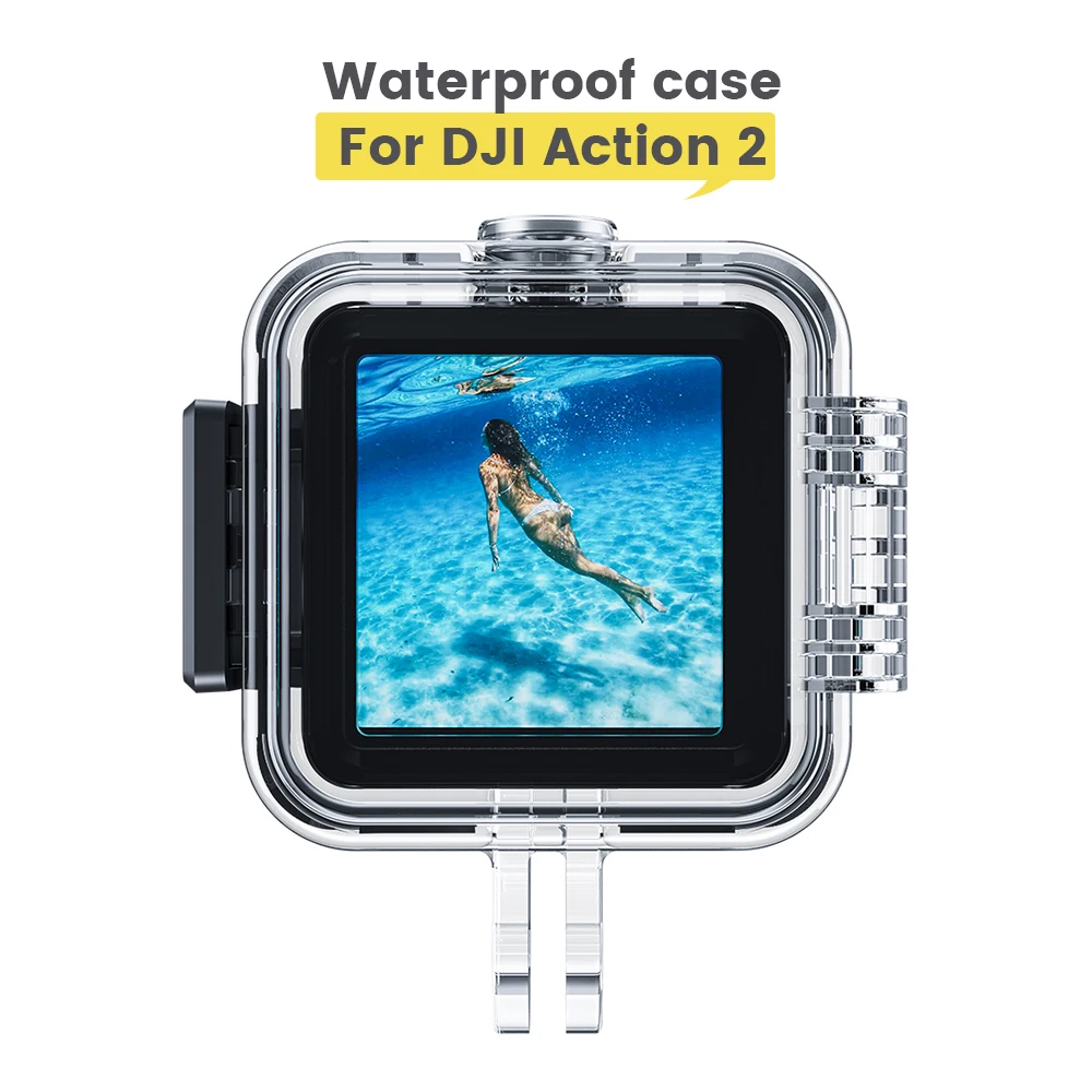 45M Waterproof Shell for DJI Action 2 Diving Housing Cover Protective Case for OSMO Action 2 Sport Camera Accessories
45M Waterproof Shell for DJI Action 2 Diving Housing Cover Protective Case for OSMO Action 2 Sport Camera Accessories