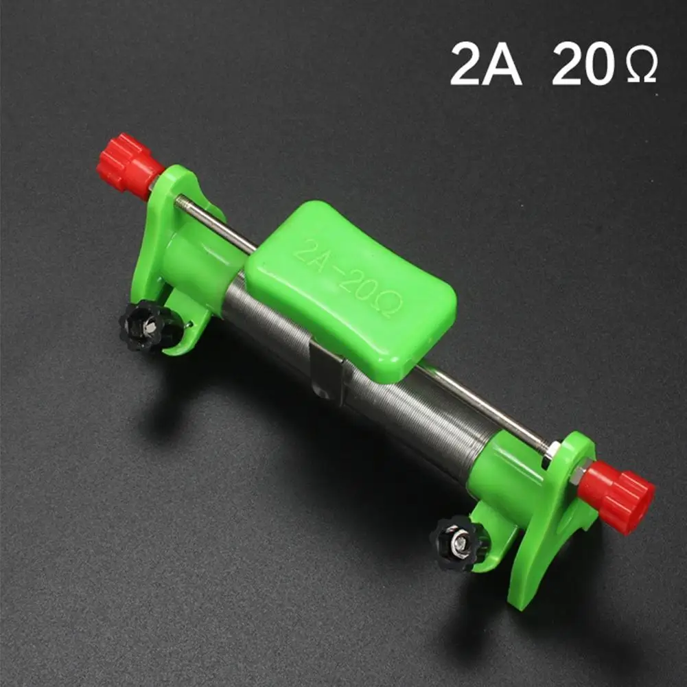 Mini 20 Ohms 2 Amps Slide Rheostat Resistor Physical Supplies Kids Education Toy Adjustable resistor durable Rheostat toy Safety
Mini 20 Ohms 2 Amps Slide Rheostat Resistor Physical Supplies Kids Education Toy Adjustable resistor durable Rheostat toy Safety
