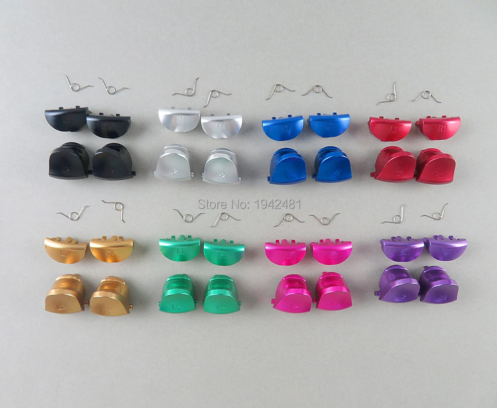 5 комплектов для Sony Playstation 4 PS4 jds001 010 jdm001 металл на заказ алюминий L1 R1 L2 R2 триггерные