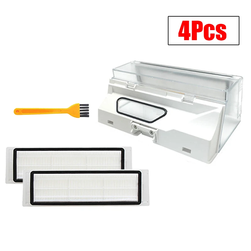 4Pcs/Set HEPA Filter & Dust Box For XIAOMI Robot 1/2 Generation For Roborock S50 S55 Vacuum Cleaner Accessories Parts
4Pcs/Set HEPA Filter & Dust Box For XIAOMI Robot 1/2 Generation For Roborock S50 S55 Vacuum Cleaner Accessories Parts